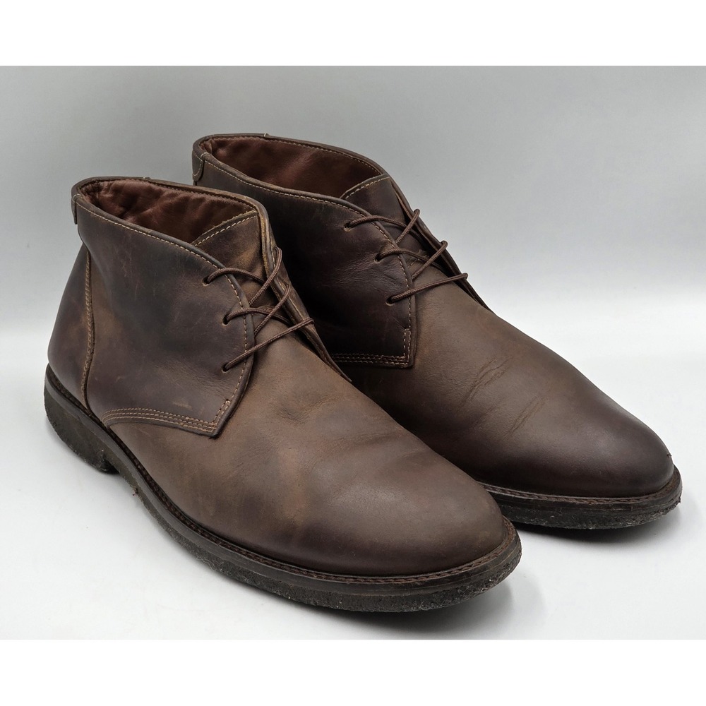 Johnston & Murphy Copeland Chukka Boots Brown Leather Mens 9.5M India